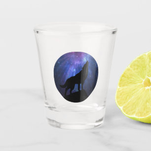 Celestial Wolf Shot Glass