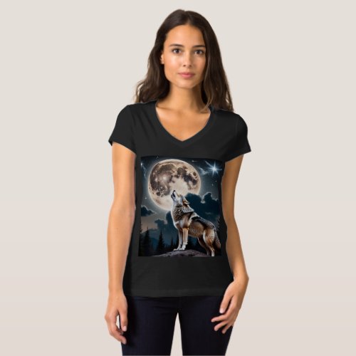 Celestial Wolf T_Shirt