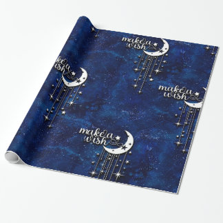 Celestial Wrapping Paper, Make a Wish Wrapping Wrapping Paper