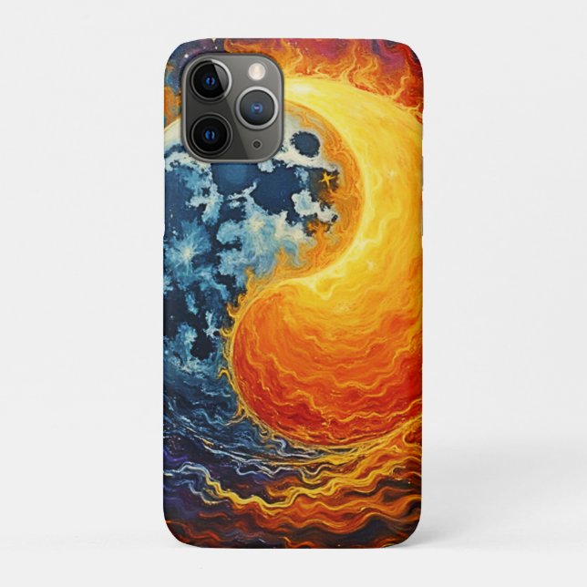 Celestial Yin Yang Art Case-Mate iPhone Case (Back)