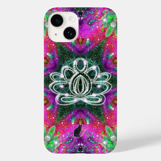 Celestial Zen Lotus Case-Mate iPhone Case (Back)