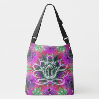 Celestial Zen Lotus Crossbody Bag