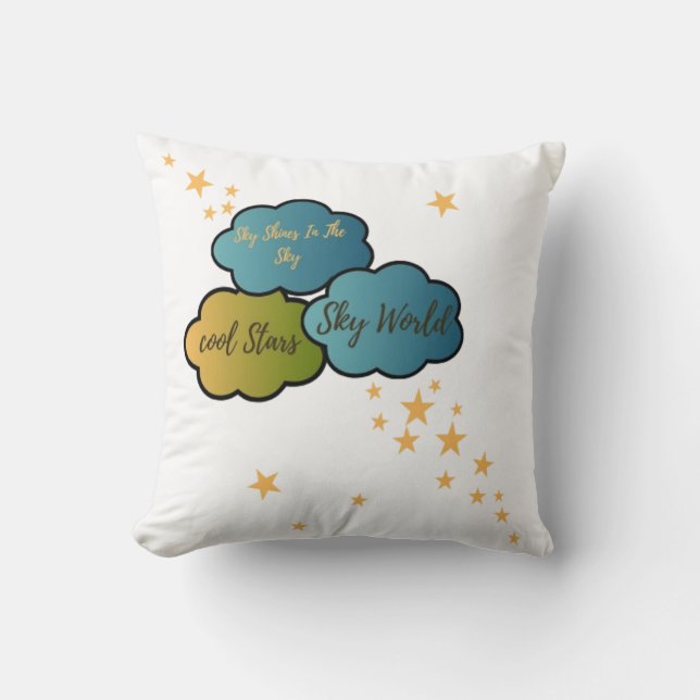 CelestialDesign Throw Pillow (Front)