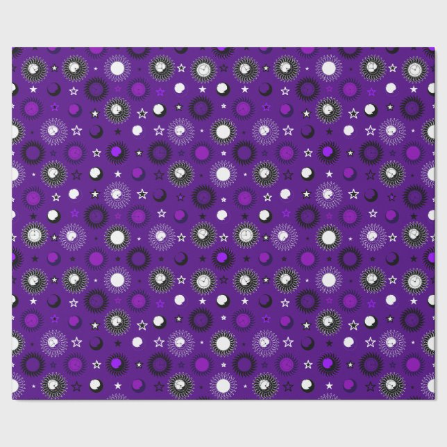Celestrial Clockwork Wrapping Paper (Seam)