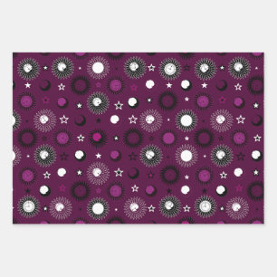 Celestrial Clockwork Wrapping Paper