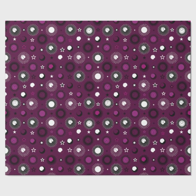 Celestrial Clockwork Wrapping Paper (Seam)