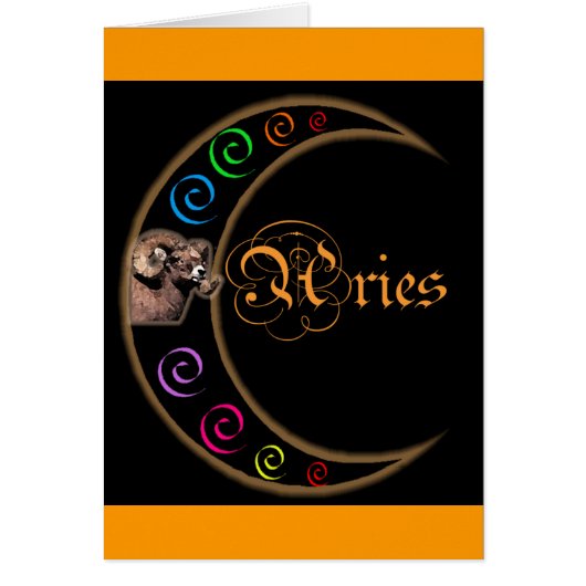 Celestrial Moon Aries Cards (Front)