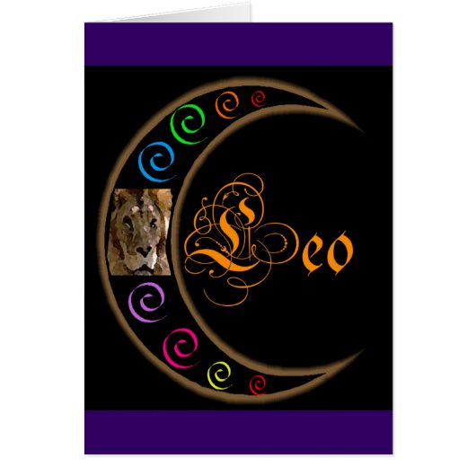 Celestrial Moon Leo Cards (Front)