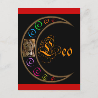 Celestrial Moon Leo Postcard