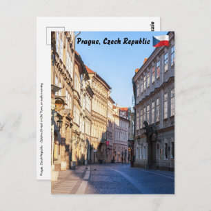 Celetna Street in Old Town of Prague Postcard