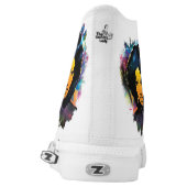 Celia Cruz High-Top Sneakers (Left Shoe Back)