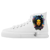 Celia Cruz High-Top Sneakers (Left Shoe Outside)