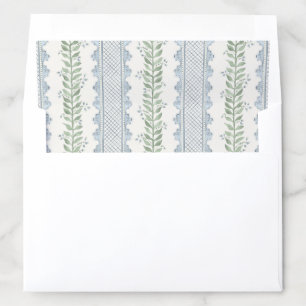 Celia in Quiet Blue Greens Envelope Liner
