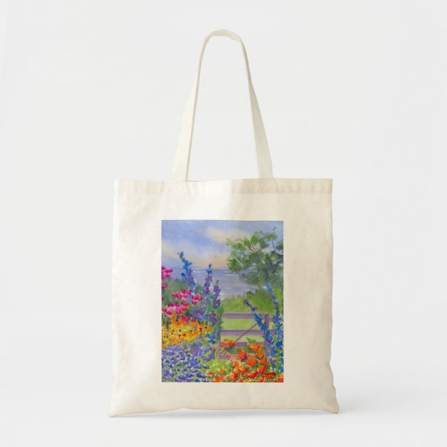 Celia Thaxter Garden at Isle of Shoals Tote Bag (Front)