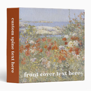 Celia Thaxter's Garden by Frederick Childe Hassam 3 Ring Binder