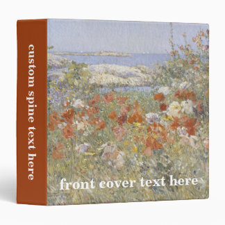 Celia Thaxter's Garden by Frederick Childe Hassam 3 Ring Binder