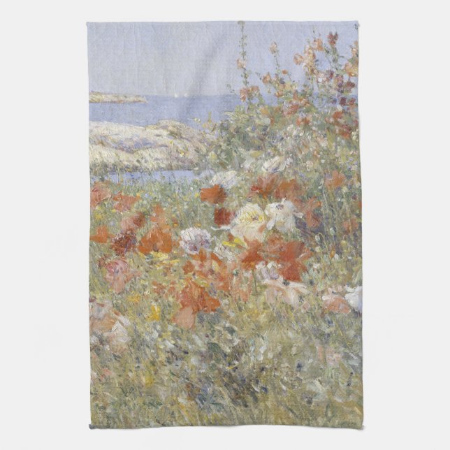 Celia Thaxter's Garden by Frederick Childe Hassam Towel (Vertical)