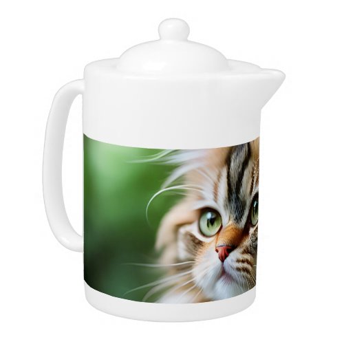 Celia The Cubby Persian Cat Teapot