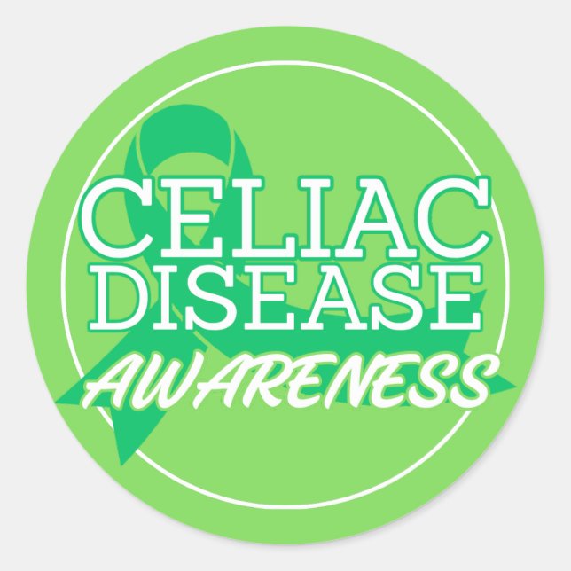 Celiac Disease Awareness 2026 Classic Round Sticker (Front)