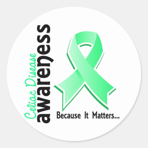 Celiac Disease Awareness 5 Classic Round Sticker