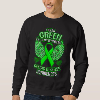 Celiac Disease Awareness Boyfriend Support Ribbon Sweatshirt