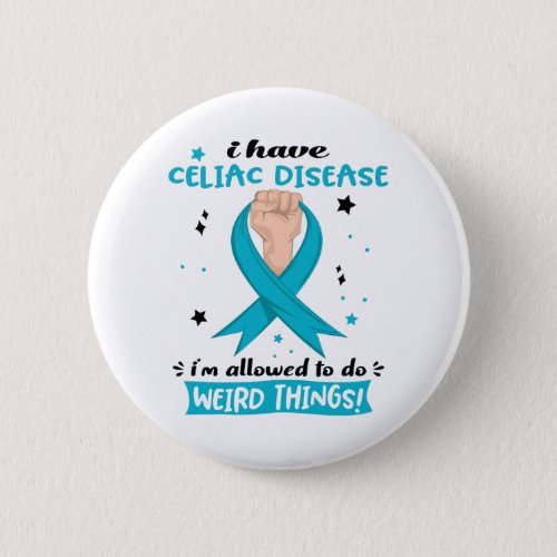 Celiac Disease Awareness Month Ribbon Gifts Button