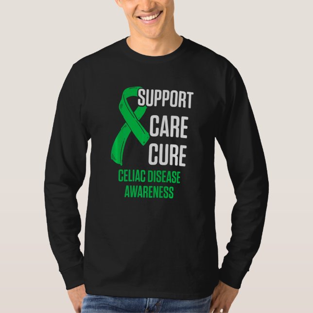Celiac Disease Awareness Survivor Warrior  11 T-Shirt (Front)