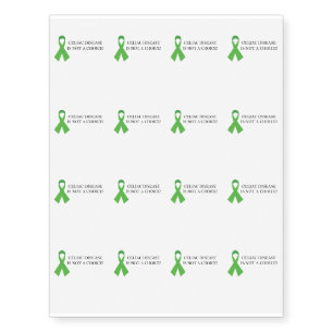 Celiac Disease is Not a Choice Temporary Tattoos