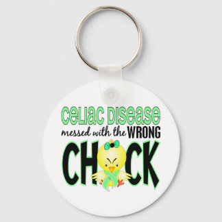 Celiac Disease Messed With The Wrong Chick Keychain