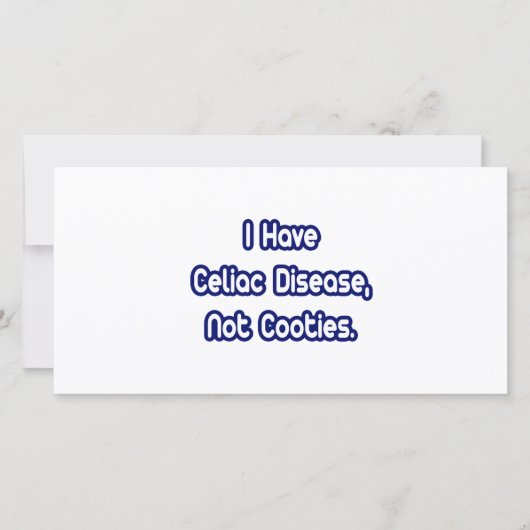 Celiac Disease...Not Cooties (Front)