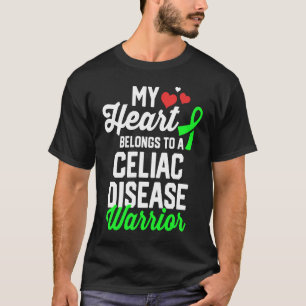 Celiac Disease Warrior Survivor Support Awareness T-Shirt
