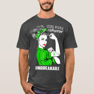 Celiac Disease Warrior Unbreakable Awareness T-Shirt