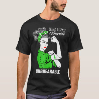 Celiac Disease Warrior Unbreakablee Awareness T-Shirt