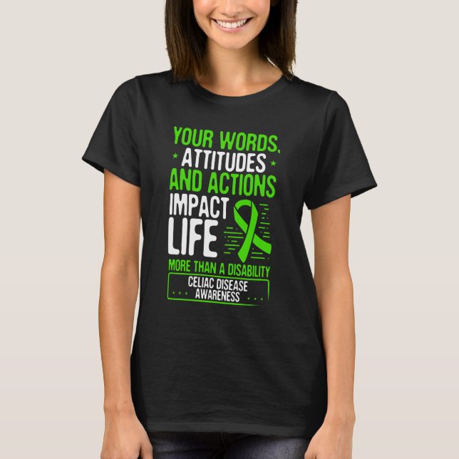 Celiac Sprue Warrior Endemic Gluten Free Month Day T-Shirt (Front)