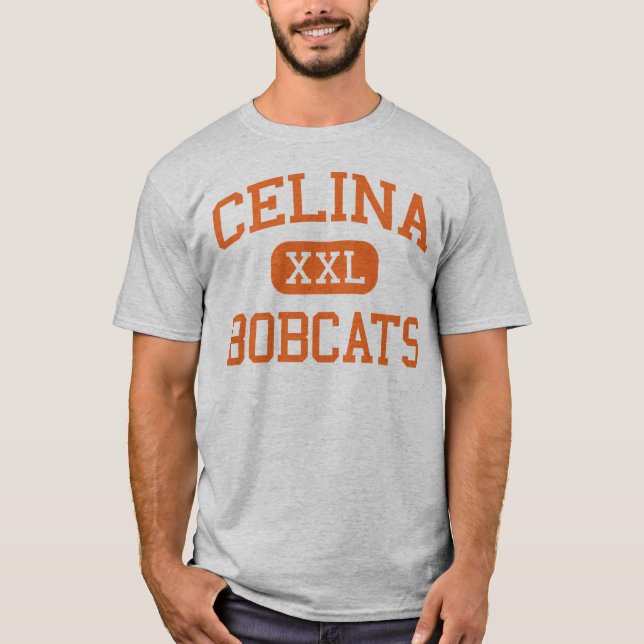 Celina - Bobcats - High School - Celina Texas T-Shirt (Front)