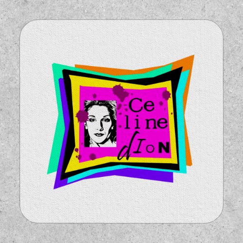 Celine Dion - pop art Patch