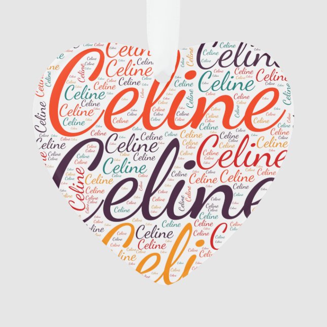 Celine Ornament (Front)