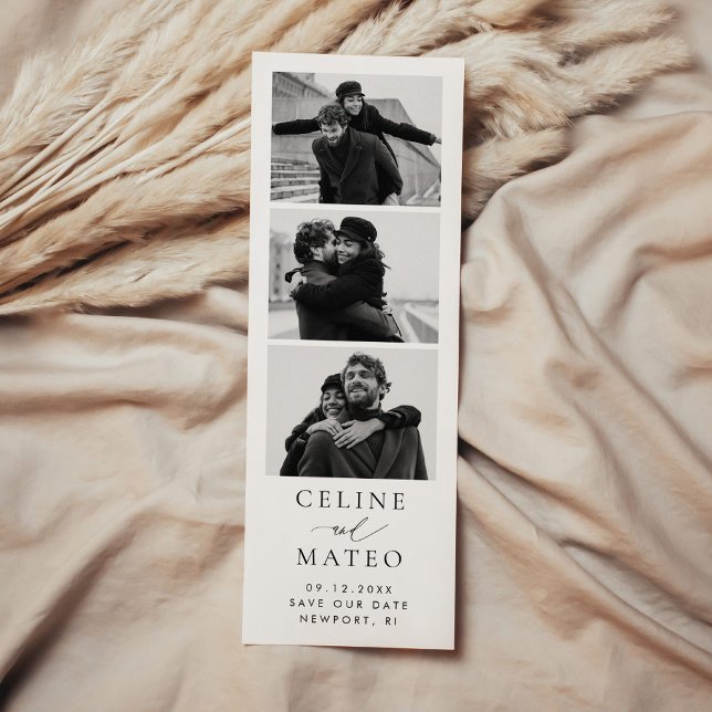CELINE Save the Date Bookmark Photo Strip (Creator Uploaded)