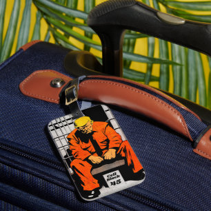 Cell Block 45 - Trump Jail Time Luggage Tag