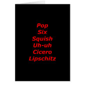 Cell Block Tango (Front)