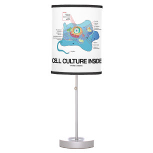 Cell Culture Inside Eukaryotic Cell Table Lamp