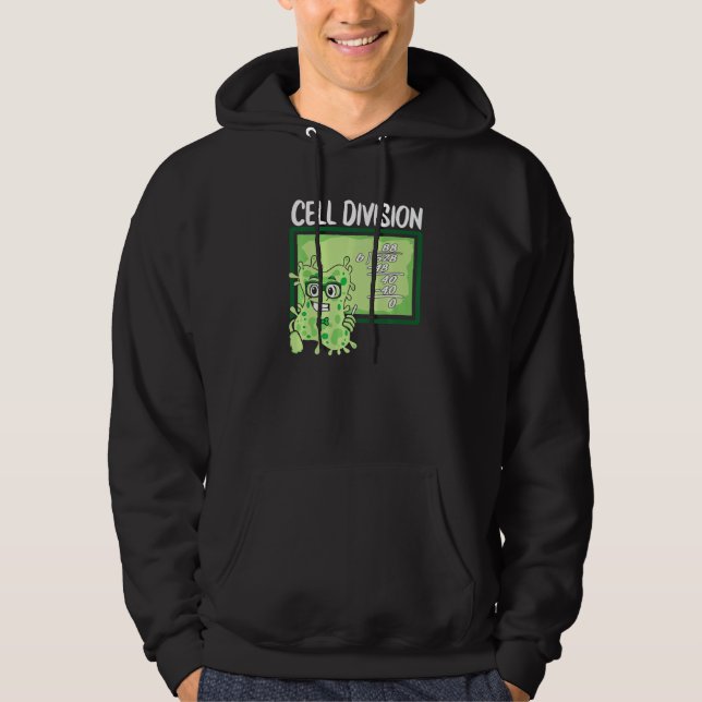 Cell Division  Science Scientist Biologist Kids Bi Hoodie (Front)