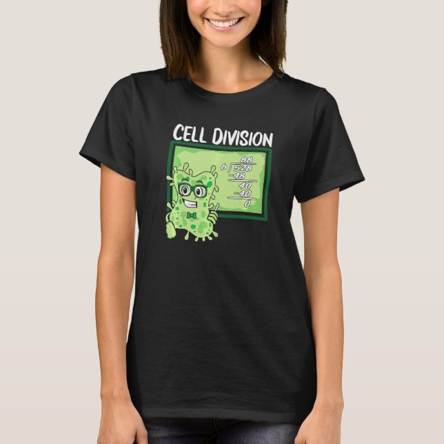 Cell Division  Science Scientist Biologist Kids Bi T-Shirt (Front)