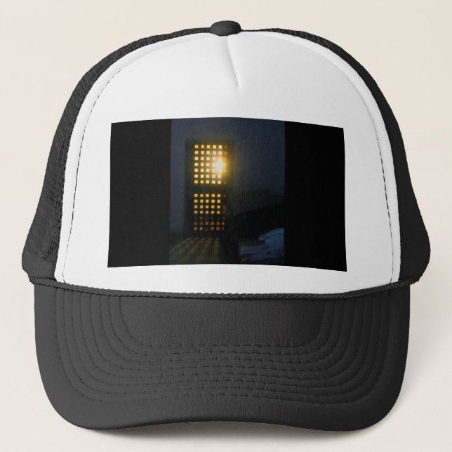 Cell Door Oil Painting Trucker Hat (Front)