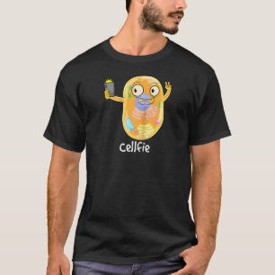 Cell Fie Funny Science Biology Teacher Pun Chemist T-Shirt