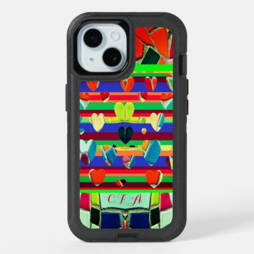 Cell Fun Mosaic Heart iPhone 15 Case