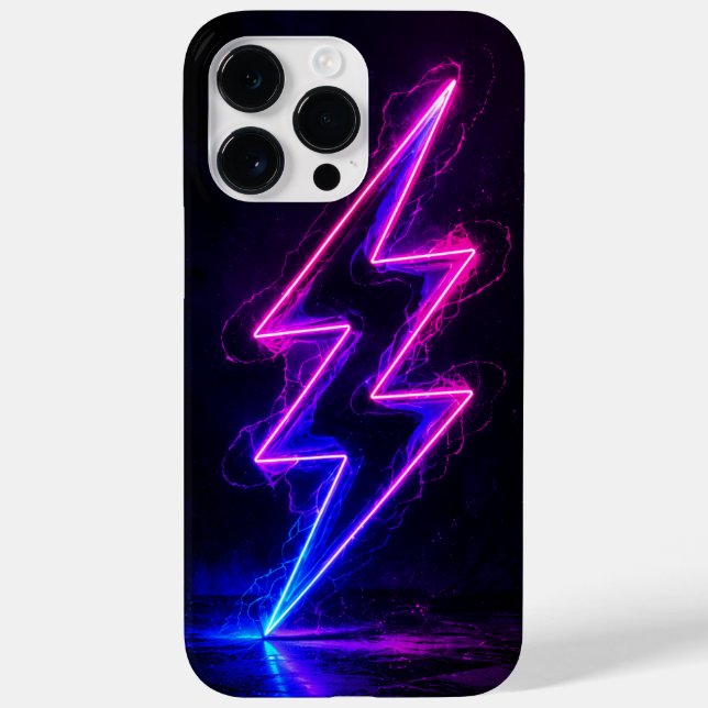 Cell Phone Case Colorful Lightning Bolt (Back)