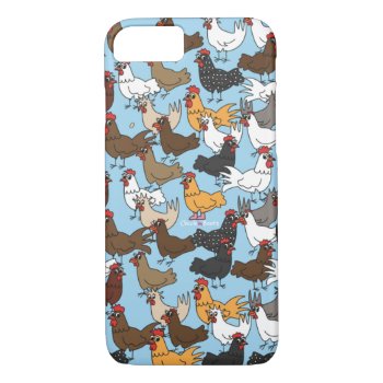 Cell Phone Case/cover - Blue Iphone 8/7 Case by ChickinBoots at Zazzle