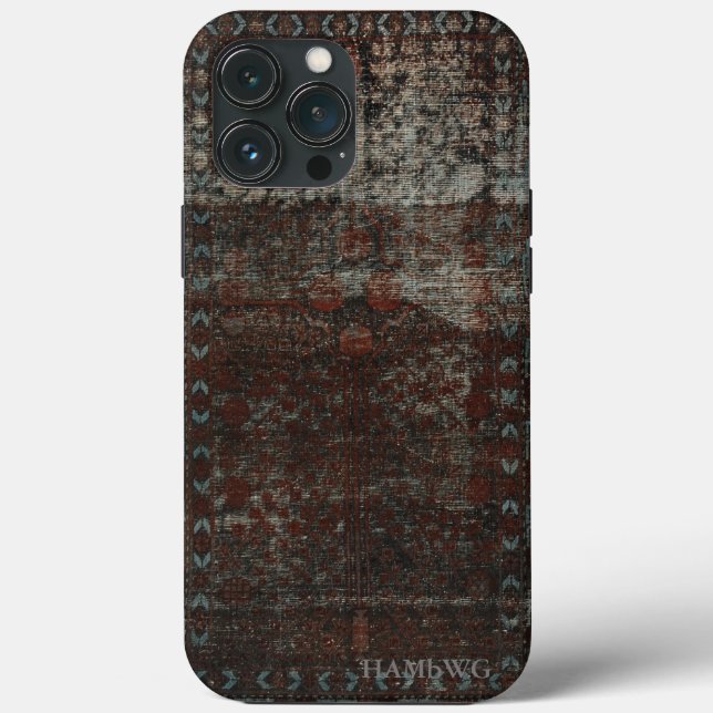 Cell Phone Case - HAMbyWG - Distressed Look (Back)