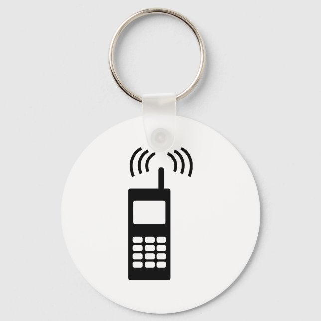 cell phone celly mobil handy keychain (Front)